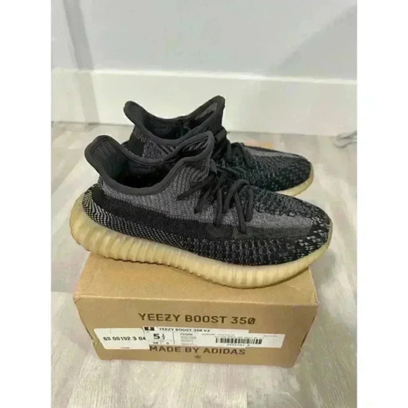 Adidas Yeezy Boost 350 V2 Carbon Asriel Men Size 5 1/2 FZ5000 - Picture 9 of 11